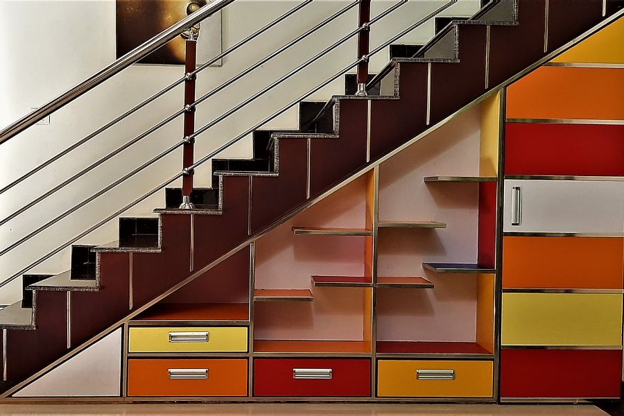 Staircase Bottom Storage